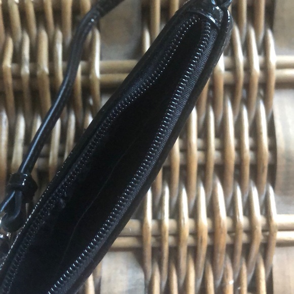Coach zippered black wristlet - Picture 4 of 4